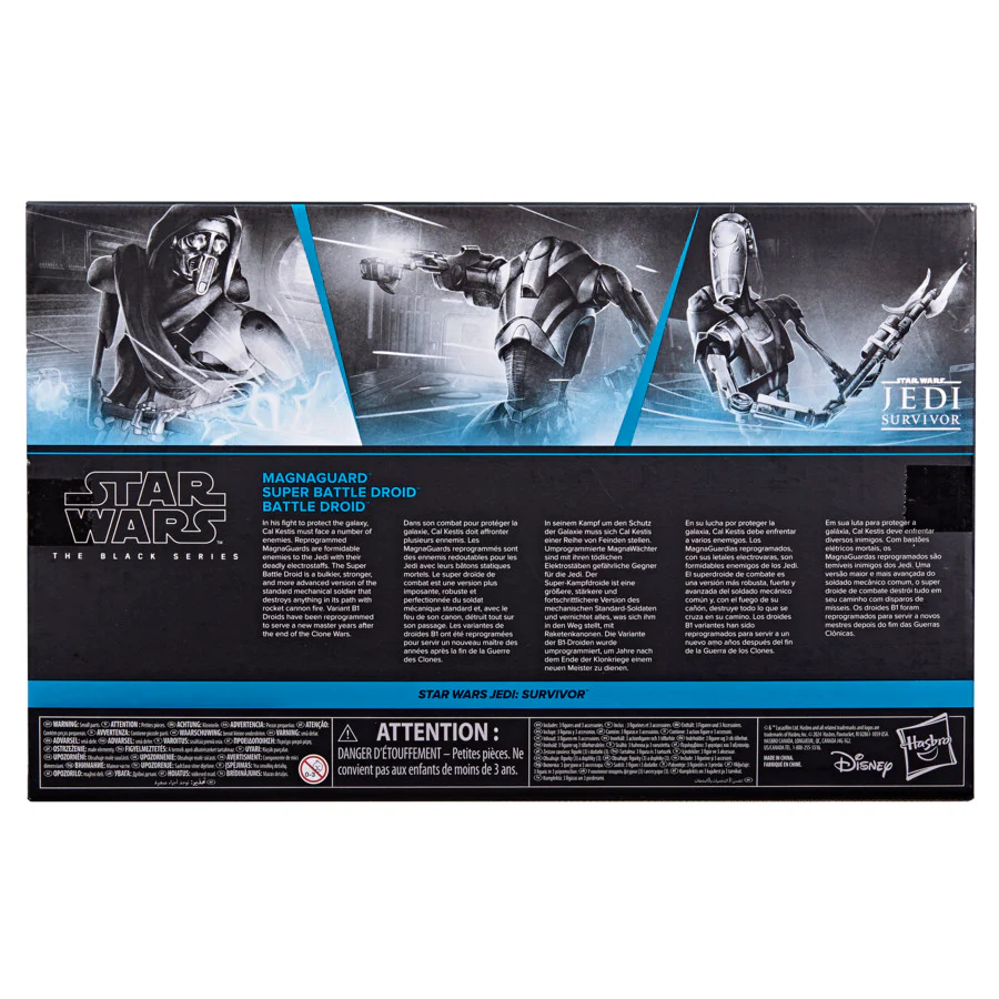 Star Wars Black Series Fallen Order 3 Pack - Magnaguard, Battle Droid & Super Battle Droid - Image 3
