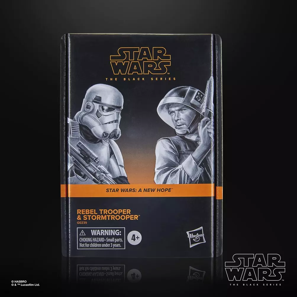Star Wars Black Series Stormtrooper & Rebel Trooper