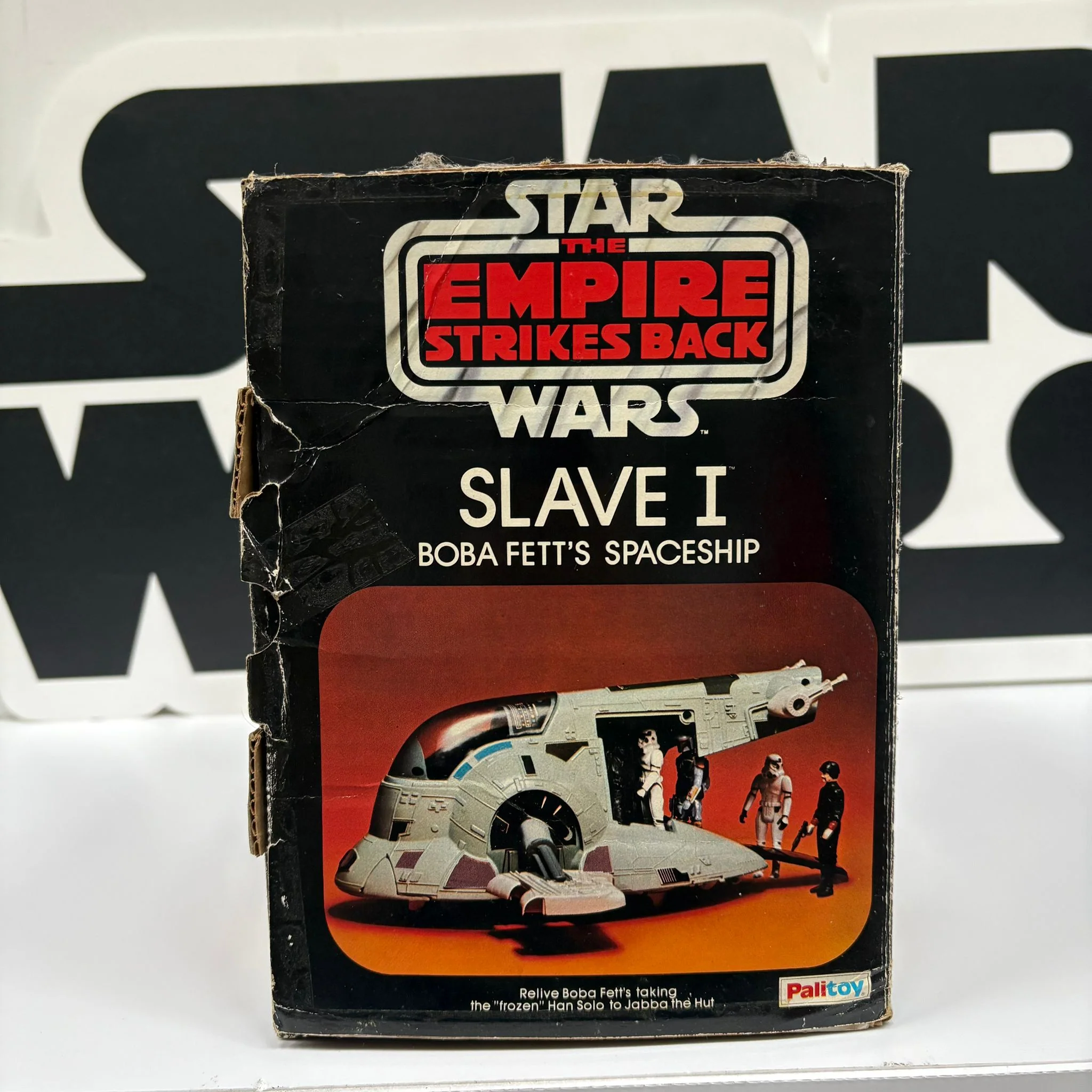 Star Wars Vintage Empire Strikes Back Palitoy Slave 1 BOX ONLY - Image 2