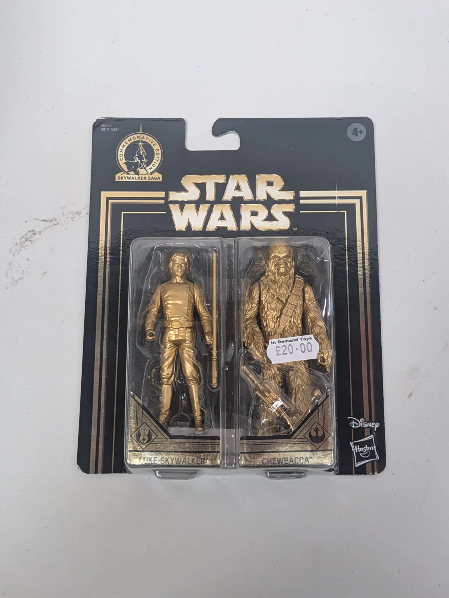 Star Wars Luke Skywalker and Chewbacca Gold