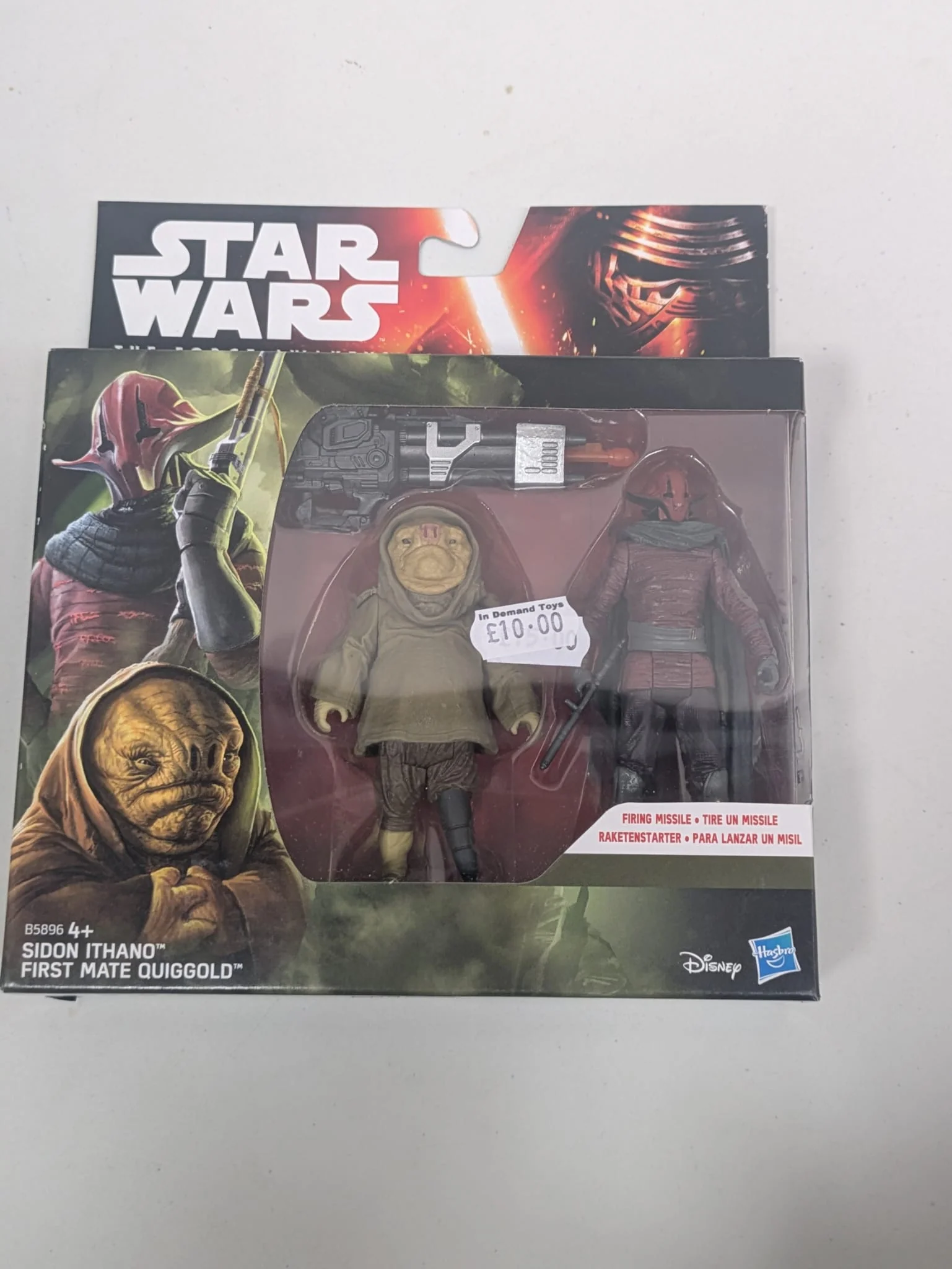 Star Wars The Force Awakens Sidon Ithano and First Mate Quiggold