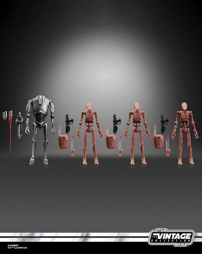 Star Wars Vintage Collection Super Battle Droid & Battle Droid Army 4 Pack - Image 2