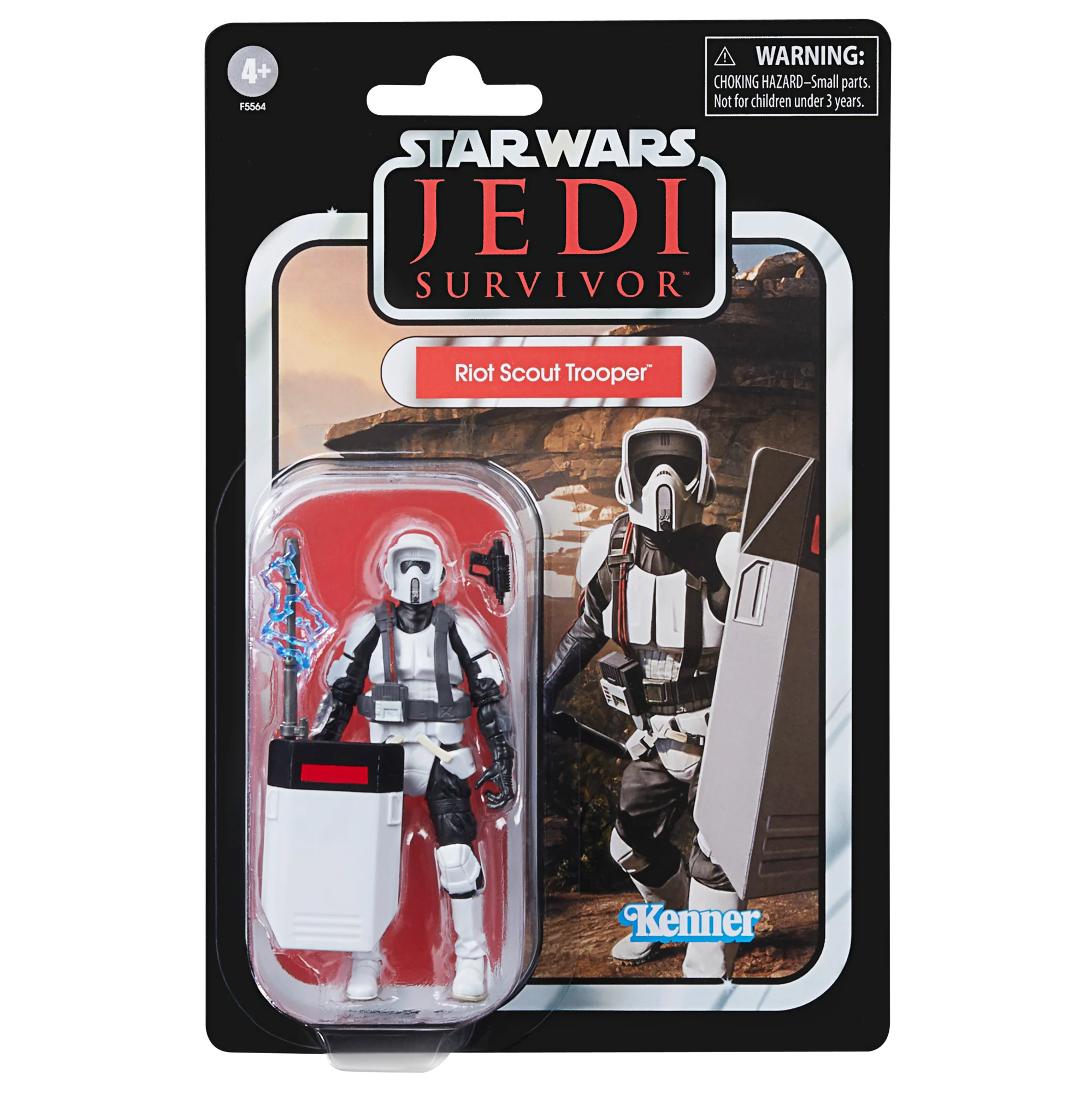 Star Wars Vintage Collection Jedi Survivor 3 Pack - Riot Scout Trooper, Magnaguard and KX Security Droid - Image 3