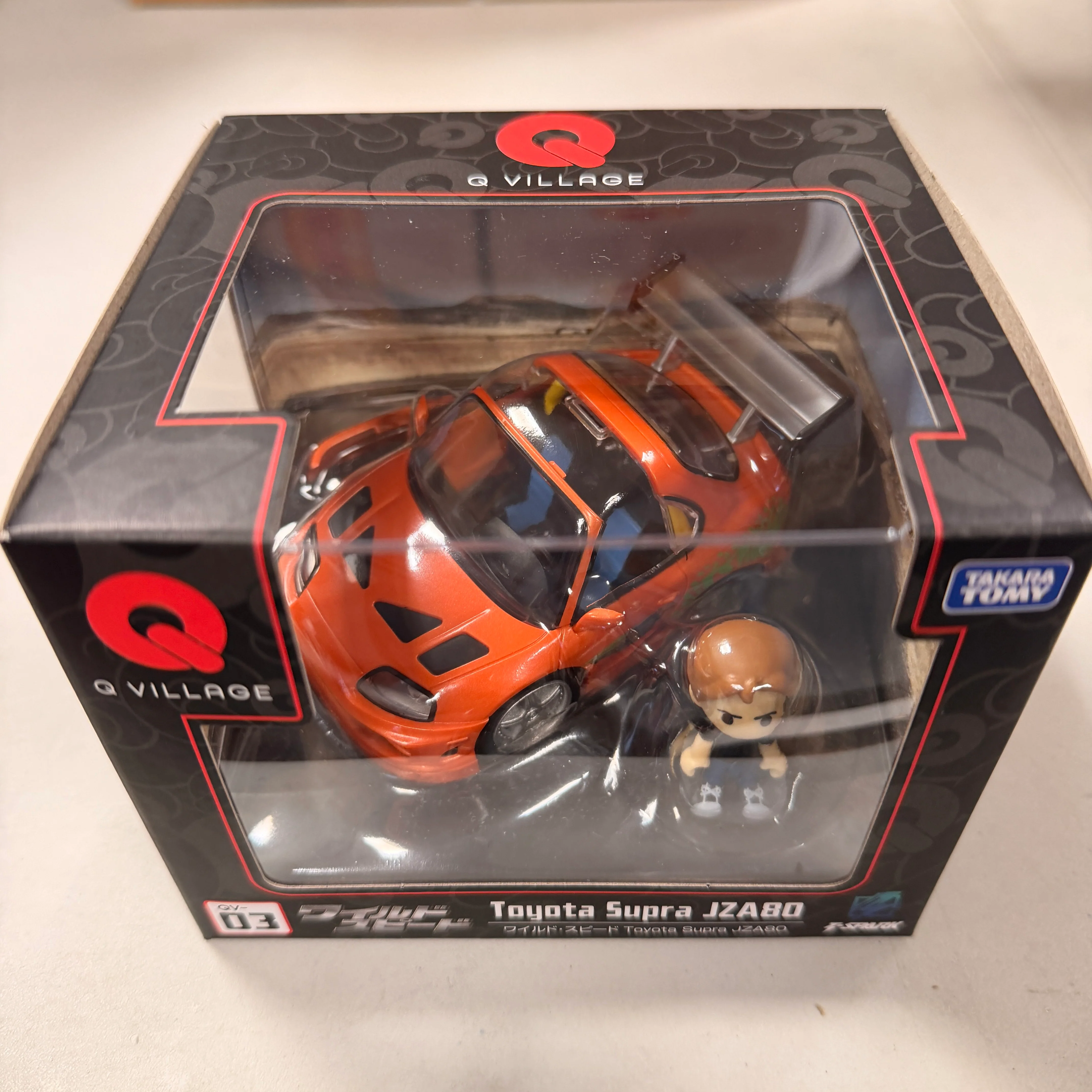 Takara Tomy T-SPARK Q Village QV-03 Fast & The Furious Toyota Supra JZA80