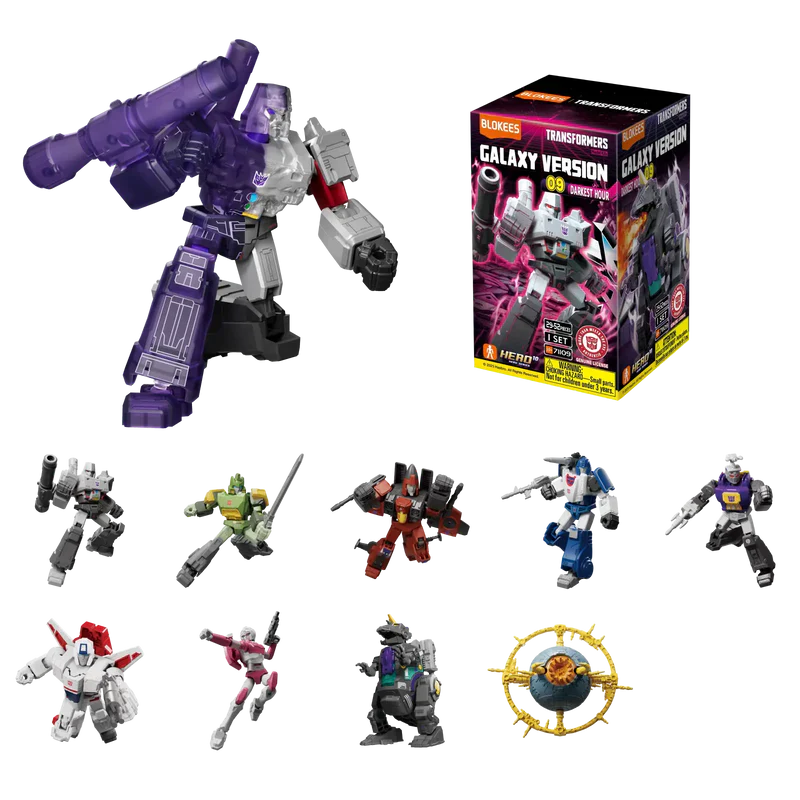 Transformers Blokees Galaxy V9 Darkest Hour SEALED BOX OF 9