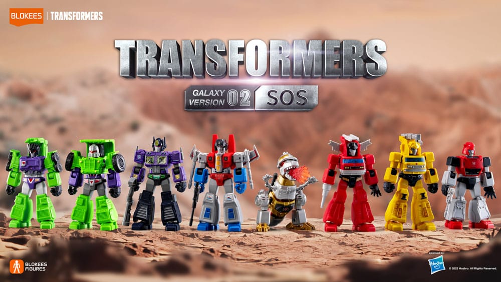 Transformers Blokees Galaxy Version 02 SOS BOX OF 9 FIGURES - Image 3
