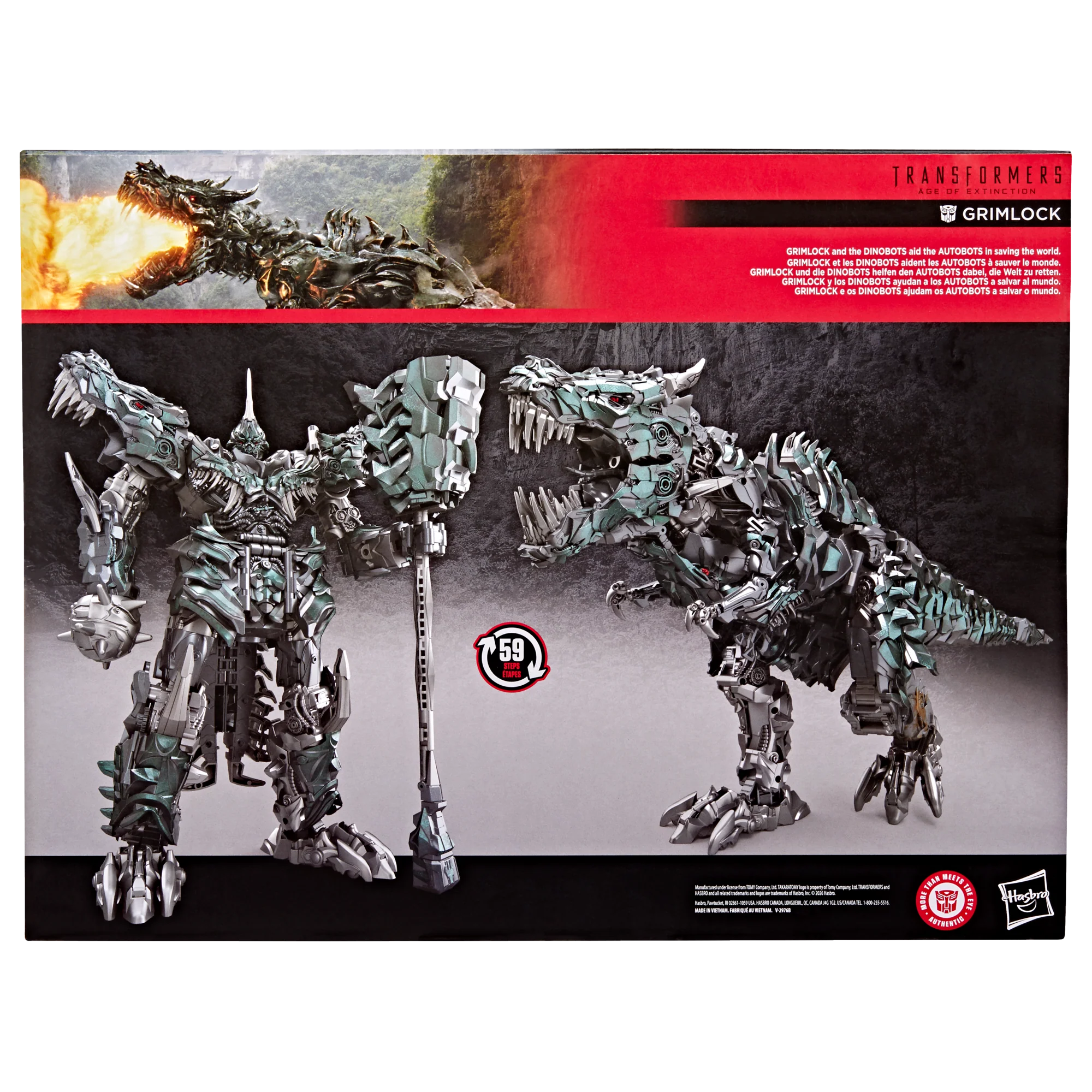 Transformers Studio Series (Age Of Extinction) Titan Grimlock IMPORT STOCK - Image 2
