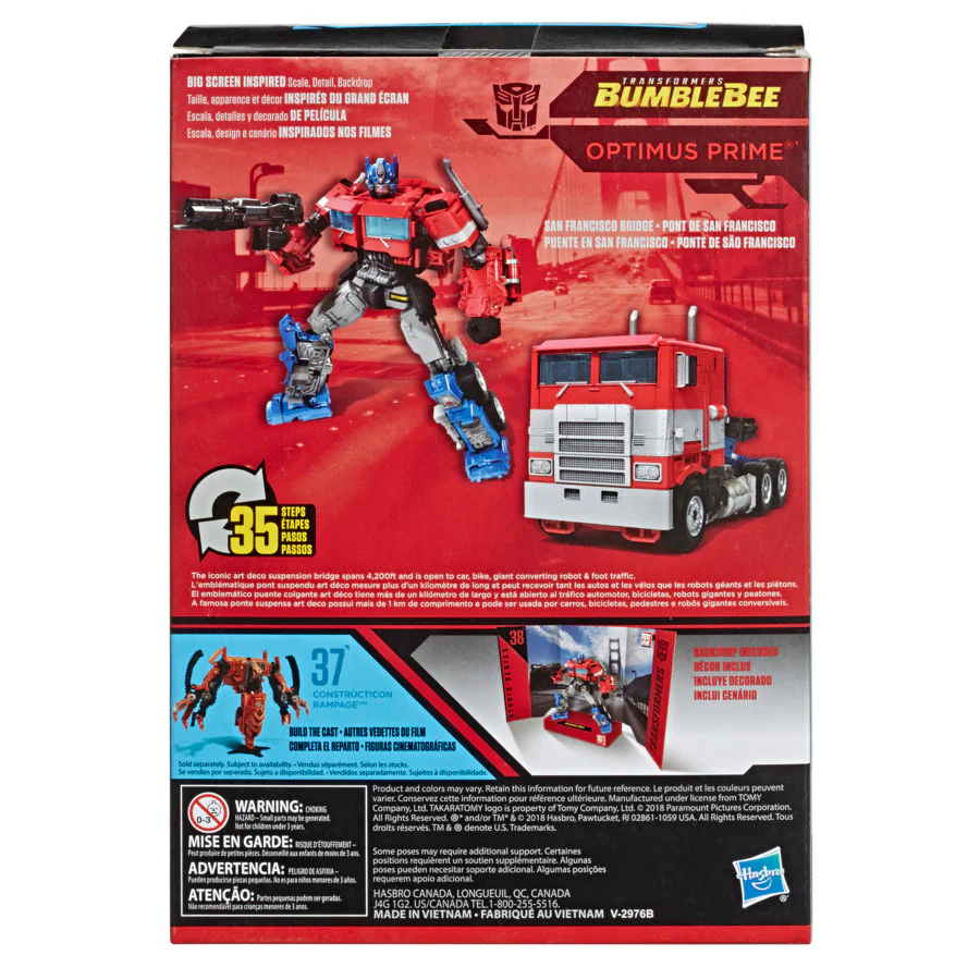 Transformers Studio Series (Bumblebee Movie) Voyager Optimus Prime - Image 3
