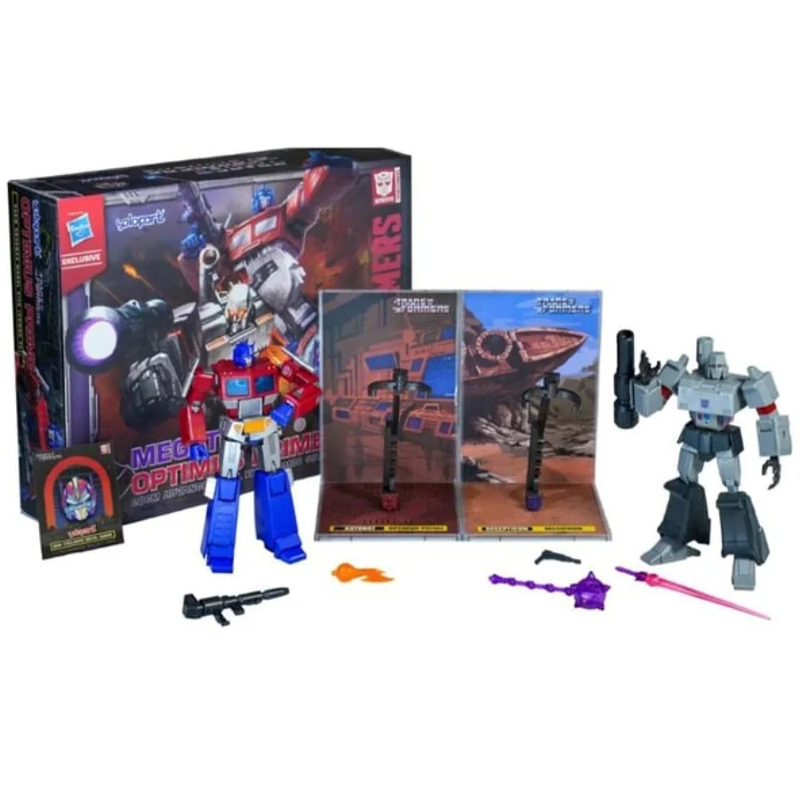 Transformers Yolopark G1 20cm Model Kit - Megatron & Optimus 2 Pack NON MINT BOX