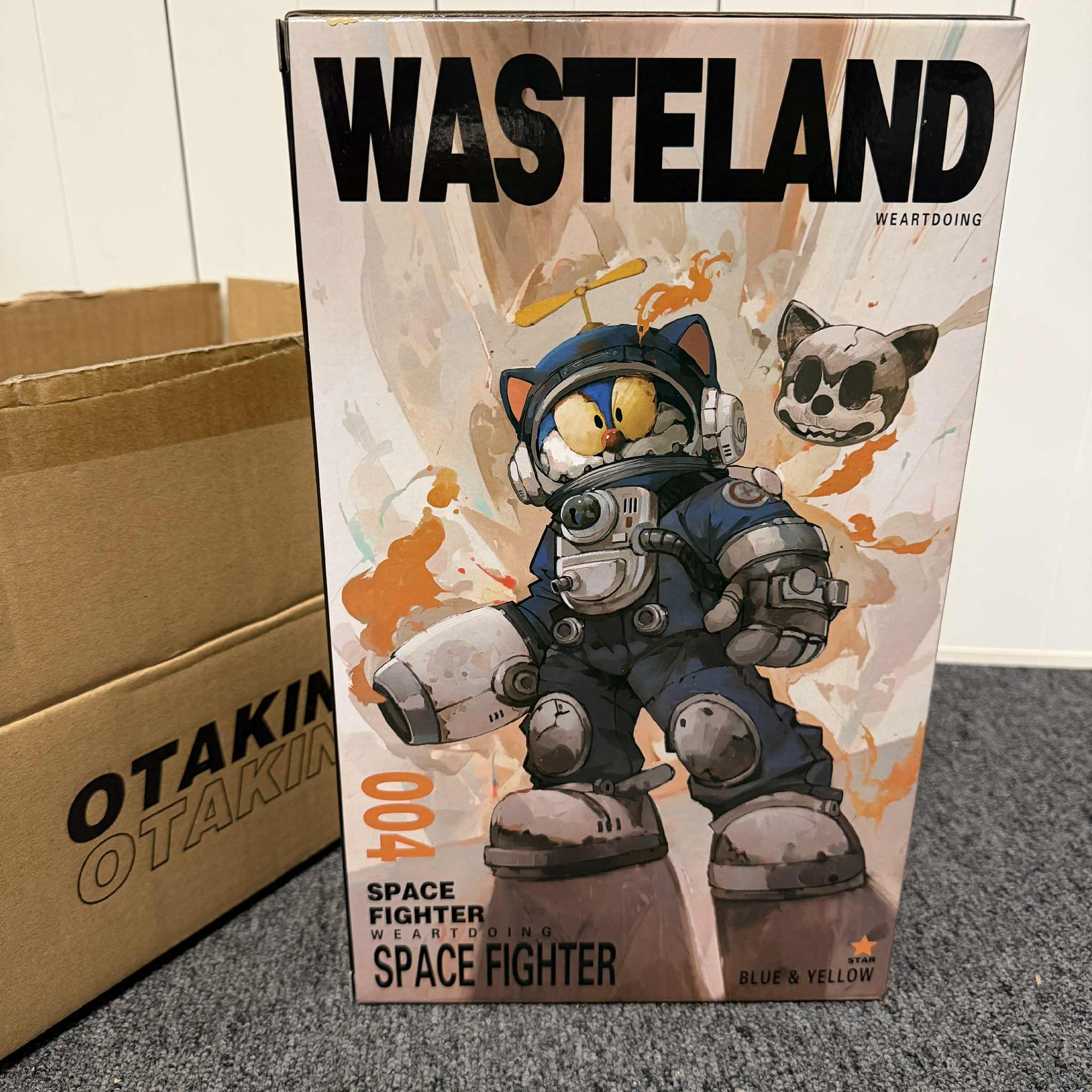 WEARTDOING Wasteland Space Fighter Space Mouse (Yellow) 1/12 Scale Action Figure + Bonus Canvas Print - Image 4