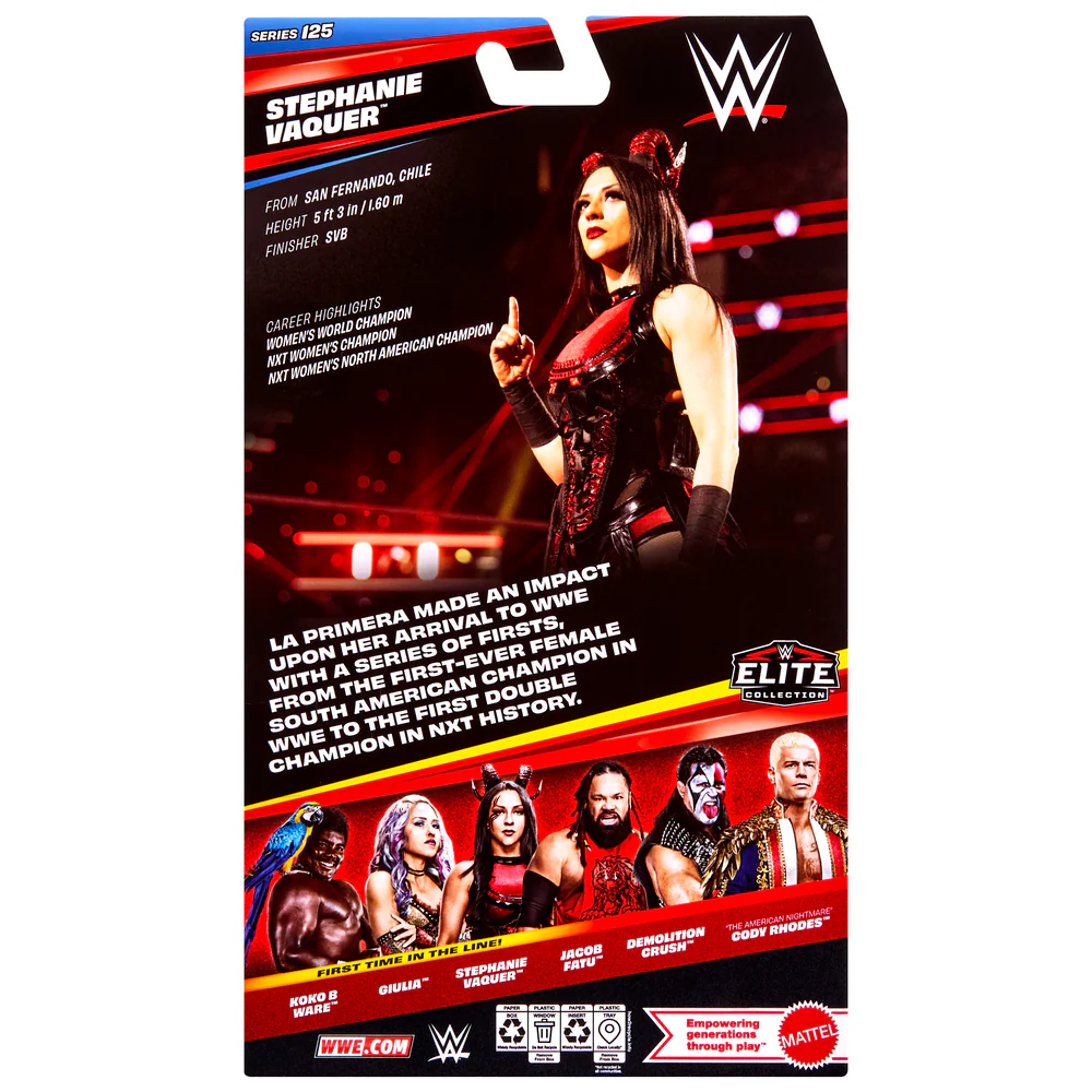 WWE Elite Collection Series 125 Stephanie Vaquer - Image 3